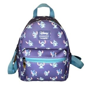 Loungefly Disney Lilo & Stitch Poses Mini Backpack Bag